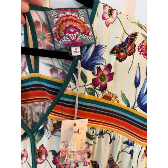 NWT Johnny Was FELIX TRAPEZE DRESS, Med $210 - Picture 3 of 8